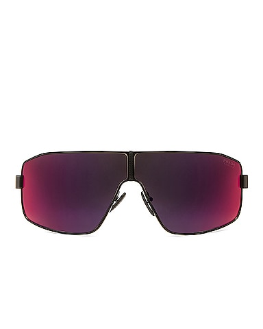 Linea Rossa Shield Frame Sunglasses