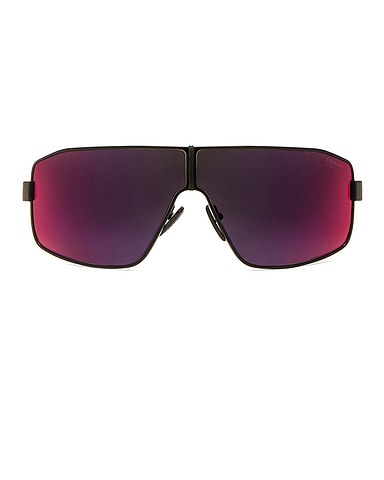 Linea Rossa Shield Frame Sunglasses