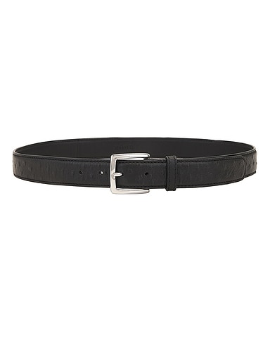 Ostrich Leather Belt