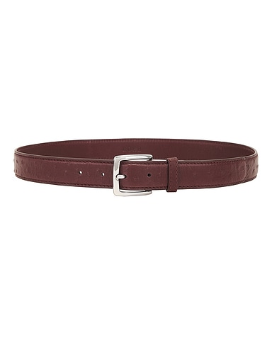 Ostrich Leather Belt