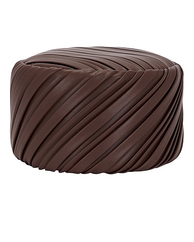 Pleated Pillbox Hat