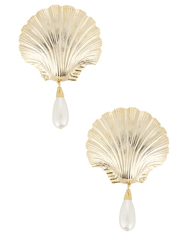 Oversized Shell Brooch