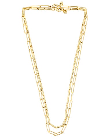 The Chain Reaction Short Duo Necklace