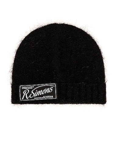 Knit Beanie with Woven Label
