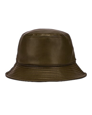 Vida Faux Leather Bucket Hat