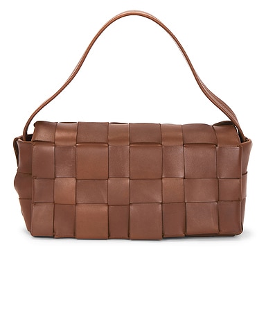 Woven Envelope Slim Tote Bag