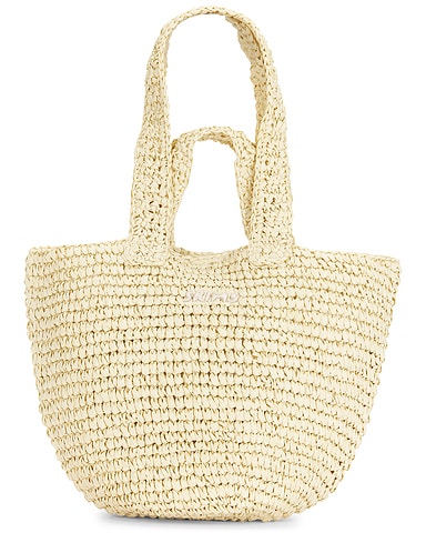 Mini Tote Raffia Bag