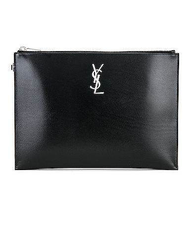 Monogram Zippered Tablet Holder