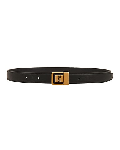 Female Buckle Skinny Belt