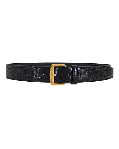 Croc Embossed Belt