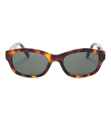 Monogram YSL Triangle Rectangular Sunglasses