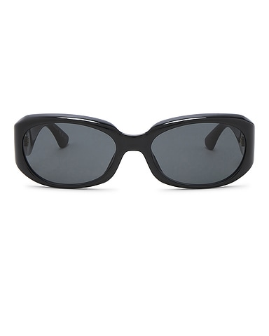 Bold Injected Rectangular Sunglasses