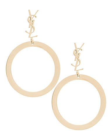 YSL Hoop Earrings