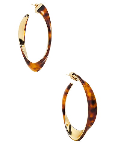 Twisted Hoop Earrings
