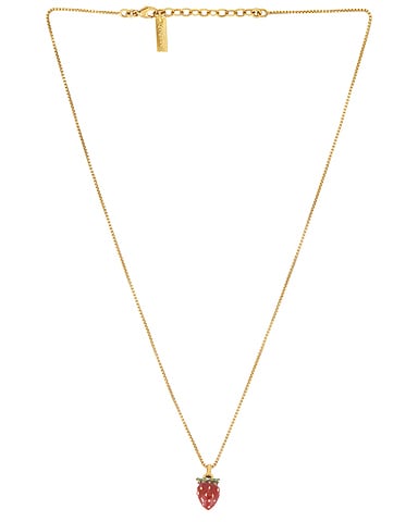 Strawberry Pendant Necklace