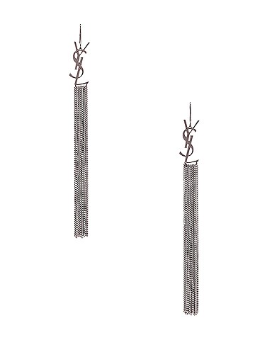 Monogram Chain Earrings