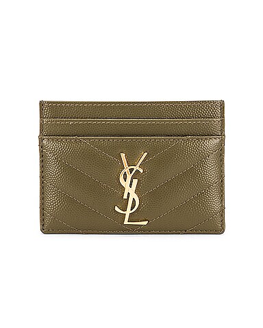 Monogramme Quilted Credit Card Case