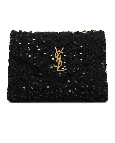 Small Loulou Sequin Chain Bag