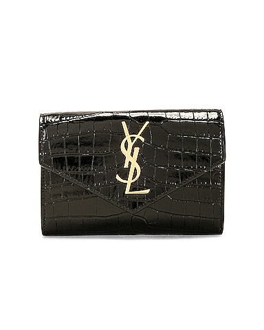 Saint Laurent Monogram Quilted Wallet, Designer code: 372264BOW01, Luxury  Fashion Eshop