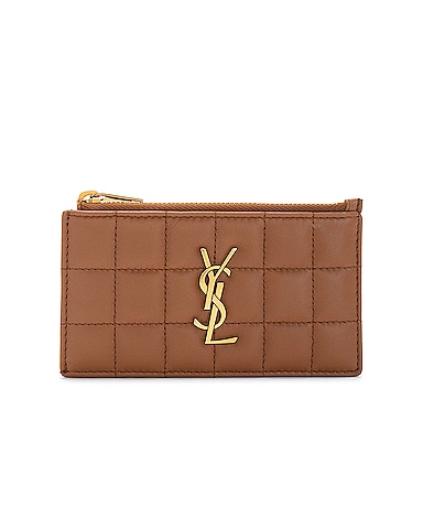 Zipped Cassandre Fragments Credit Card Case