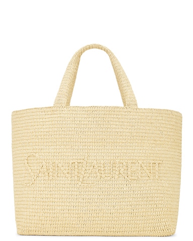 Supple Raffia Tote Bag