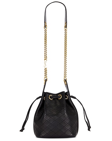 Small Cassandre Quilted Bucket Bag