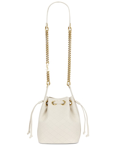 Small Cassandre Quilted Bucket Bag