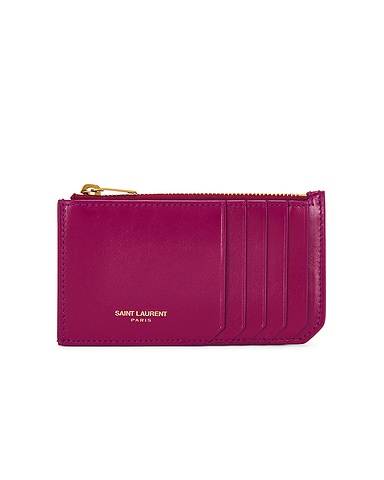 Zipped Fragments Credit Card Case
