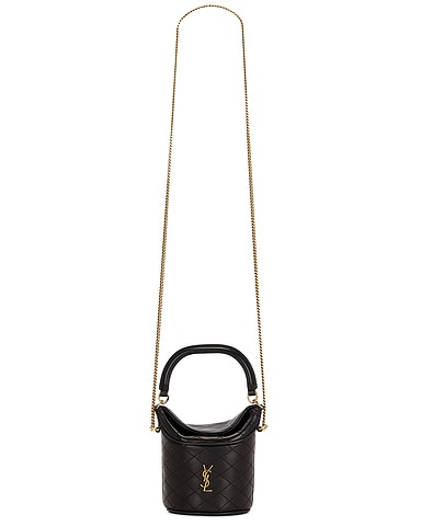 Mini Top Handle Bucket Bag