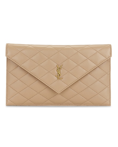 Agneau Plume Pouch Bag