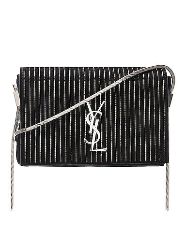 Small Chain Studded Suede Kate Chain Bag