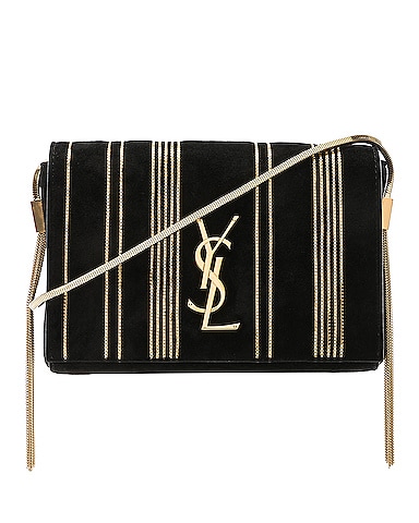 Small Chain Studded Suede Kate Chain Bag