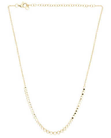 Bezel Diamond Necklace
