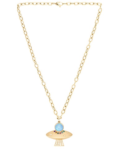 UFO Charm Chain Necklace