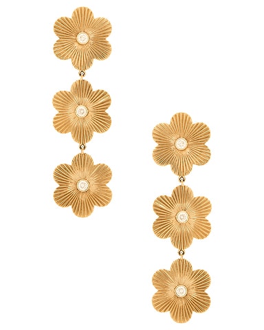 Flower Drop Earrings