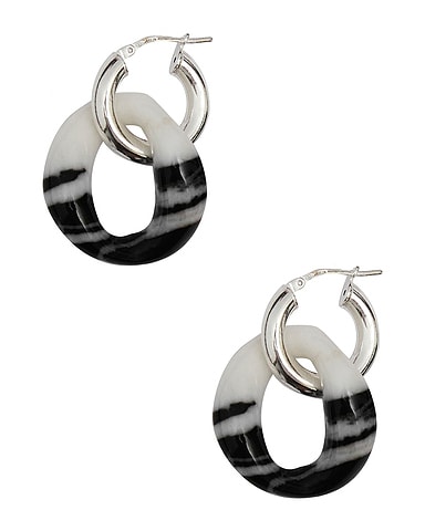 Bad Orb Zebra Earrings