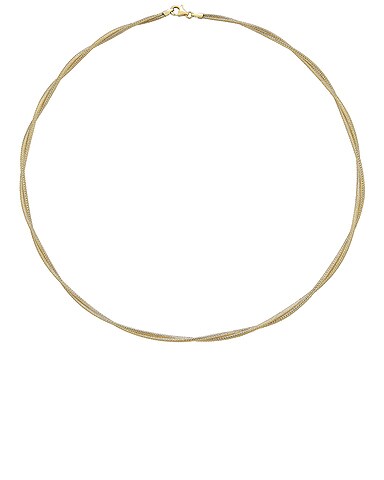Interwoven Gold Necklace