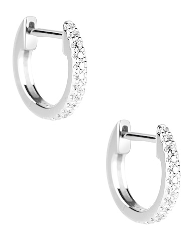 Diamond Pave Huggie Earrings