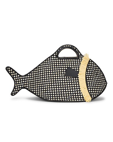 Cleo Fish Basket Tote Bag