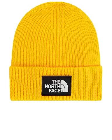 TNF Logo Box Cuffed Beanie