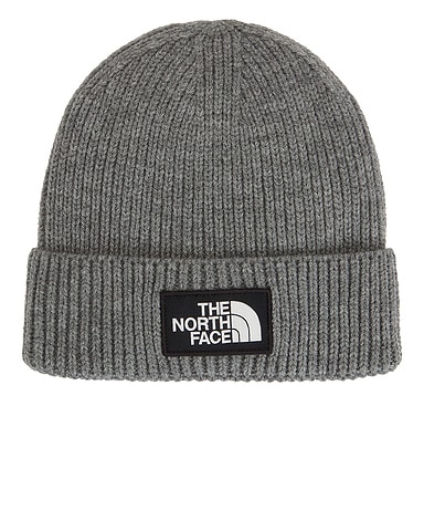 TNF Logo Box Cuffed Beanie