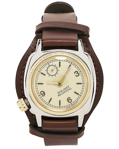 Coussin Type L Leather Belt Watch