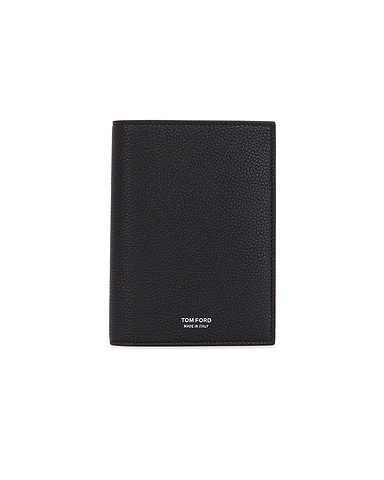 Soft Grain Leather T Line Passport Holder