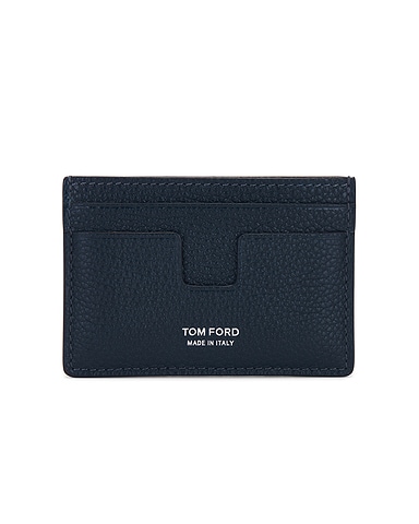 Soft Grain Leather T Line Cardholder