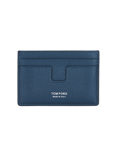 Soft Grain Leather T Line Cardholder