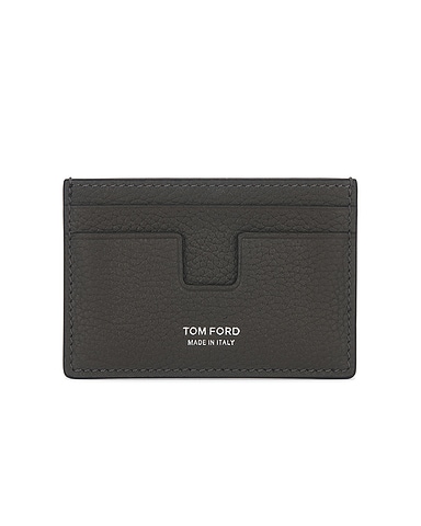 Soft Grain Leather T Line Classic Card Holder