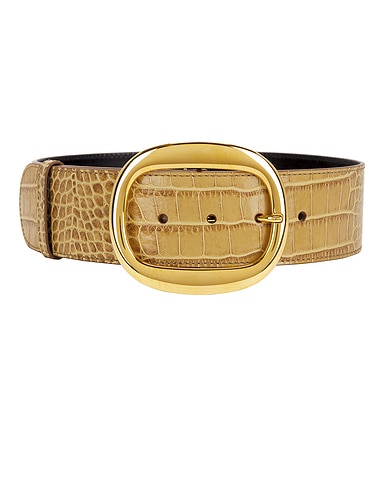 Ursula 50mm Stamped Croc Belt