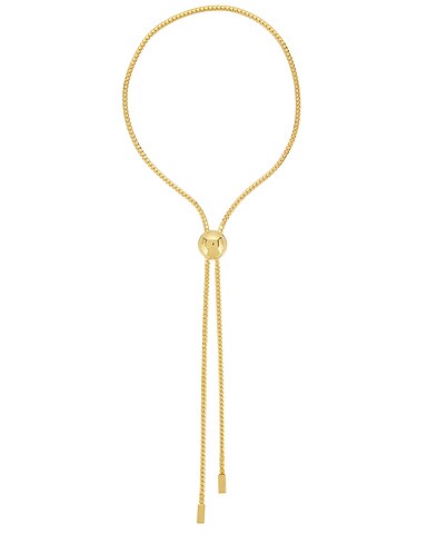 Brass Lariat Necklace
