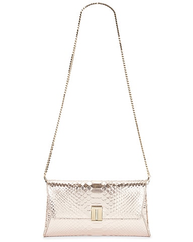 Nobile Stamped Python Clutch