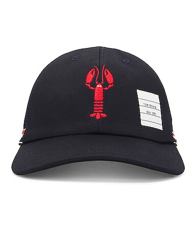 Lobster Icon 6-Panel Baseball Cap